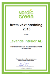 Årets växtinredare